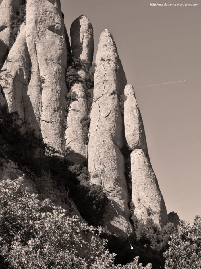 Recorregut de la via Aleix a la Punxa